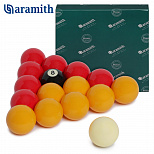 Комплект шаров Aramith Casino Red & Yellow 8Pool 50,8мм биток 47,6мм