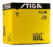 Теннисные мячи Stiga Club 40+ 100 шт. Нецеллулойдные мячи -